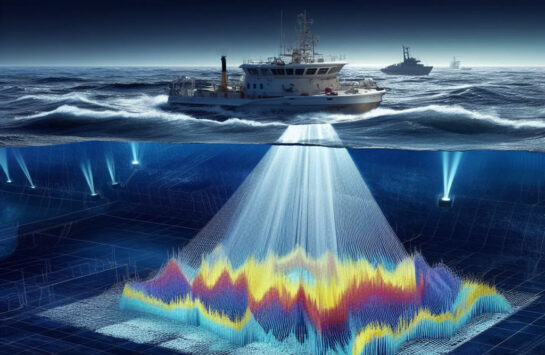 Bathymetric survey: an acquisition method to create a point cloud