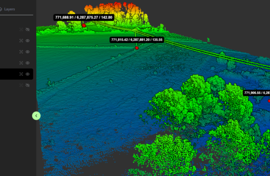 Power Grid in Point Cloud - Pointorama