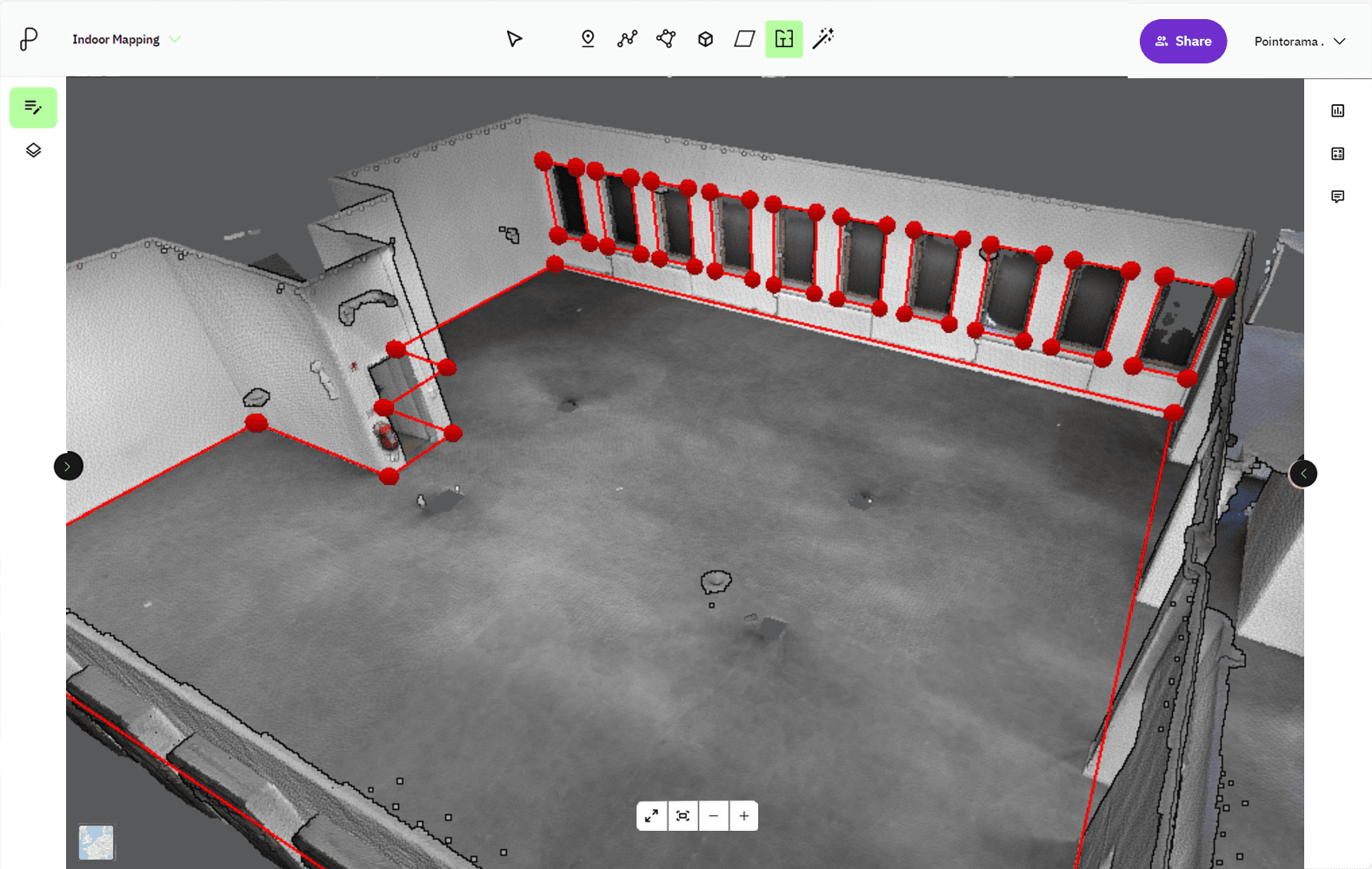 Indoor mapping - Vectorization tool - Windows